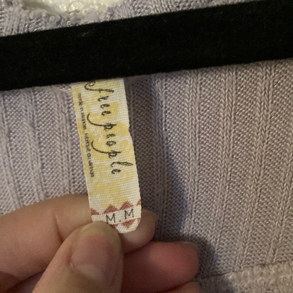 Women's Lavender Free People Top - Picture 5 of 5